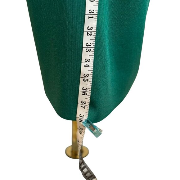Misook Emerald Green Knit Sleeveless Shift Dress Size L | Professional Timeless - Picture 6 of 9